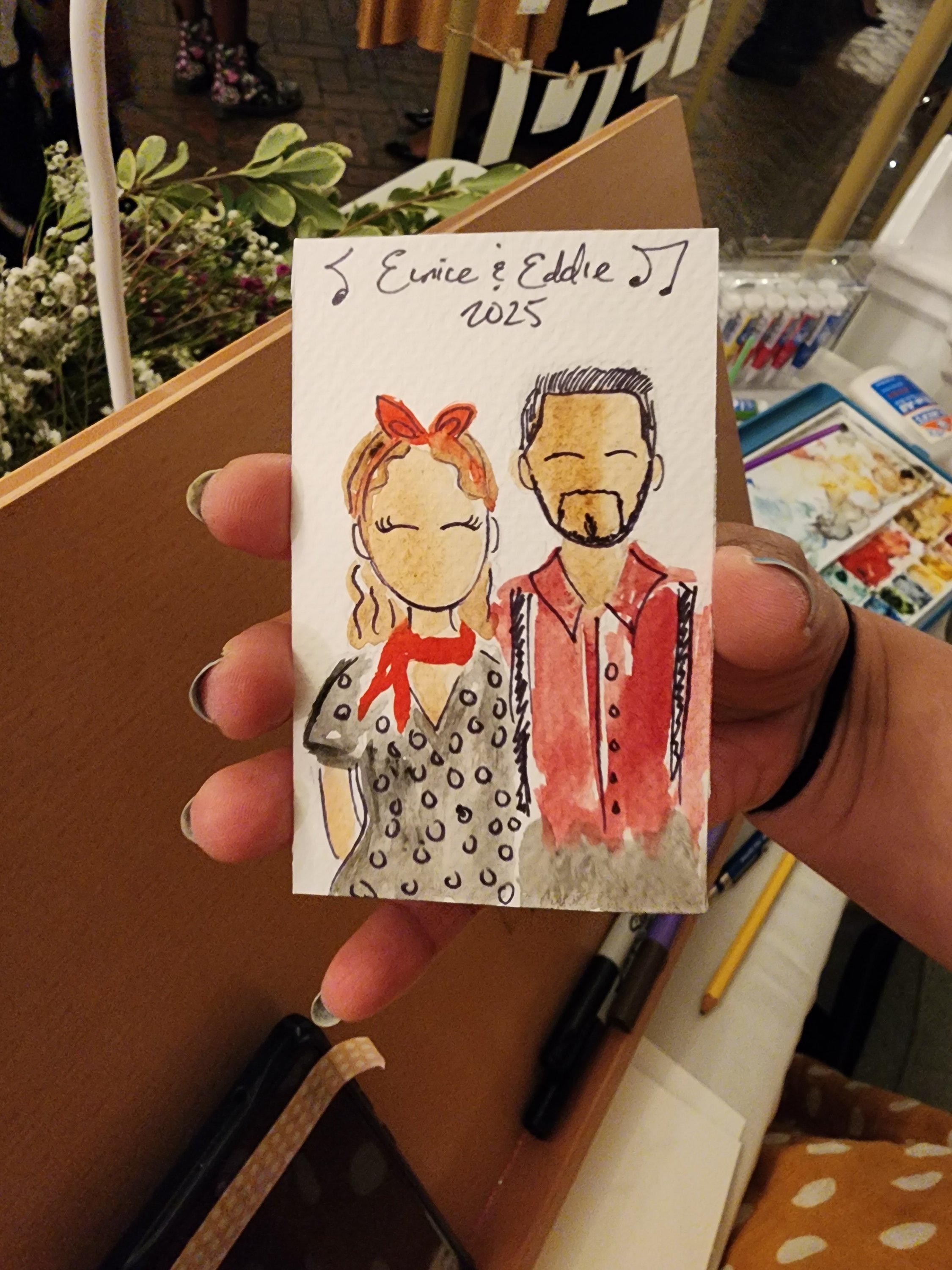 Live Event Painting for New Jersey Couple's Anniversary Party